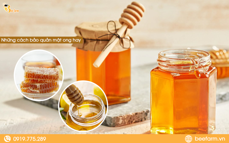 cách bảo quản mật ong