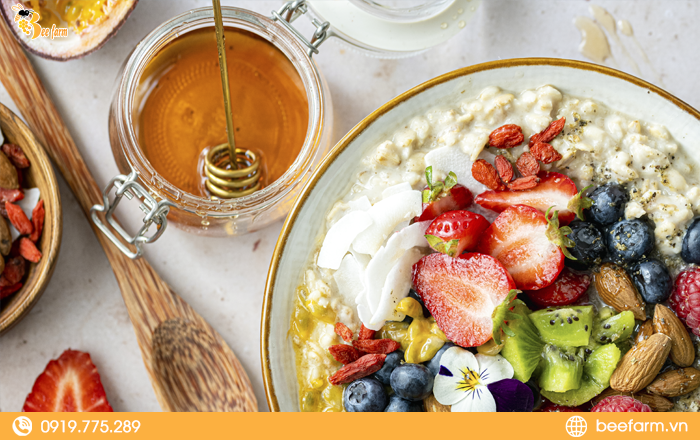 dùng mật ong khi nấu ăn