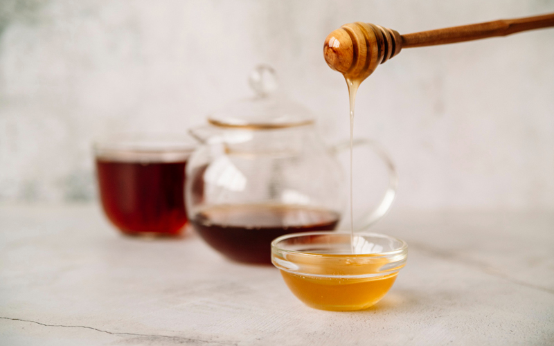 trà gừng mật ong giảm cân